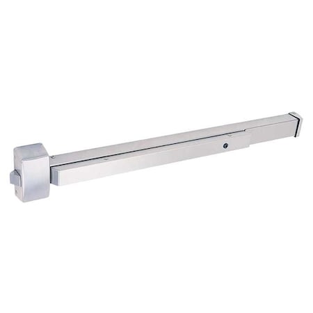 Cal-Royal Rim Exit Device, 36 Inch, Exit Only, Aluminum 2200EO36-ALUM